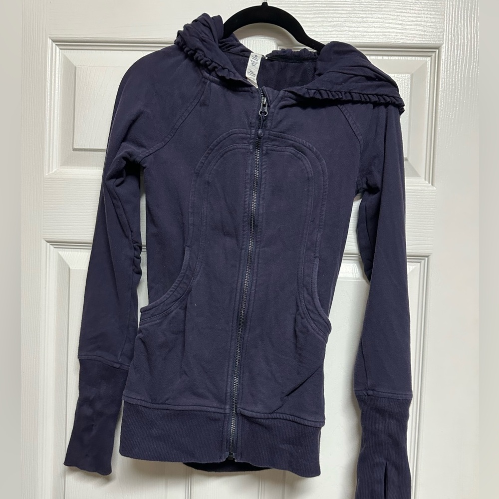 Lululemon zip up hoodie, size 2
